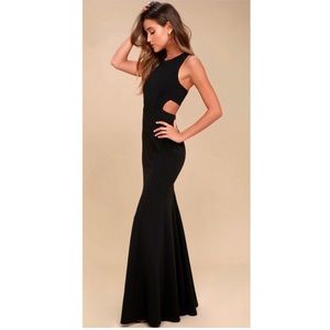 LuLu’s Loving Embrace Maxi Cut Out Dress